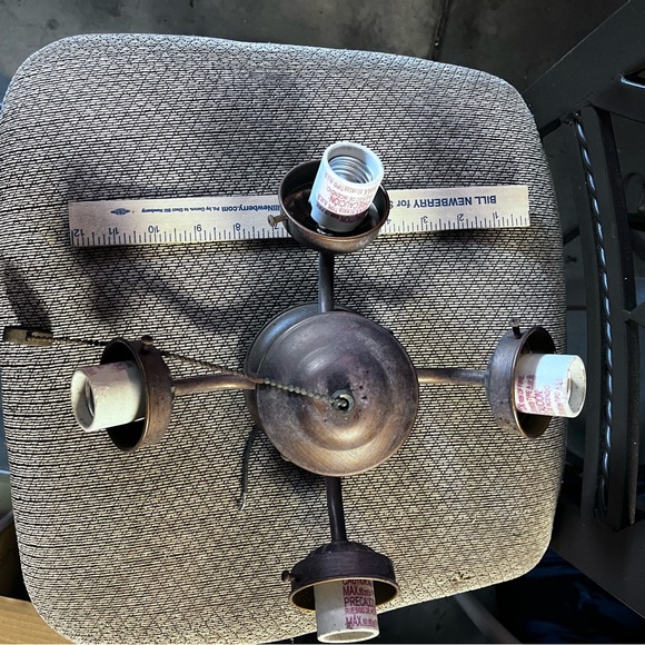 PM020923 Vintage Light Kit Base For Ceiling Fan - Picture 4 of 5